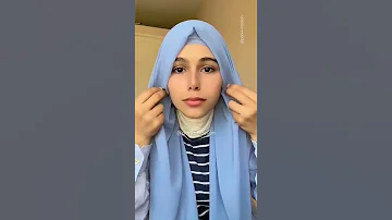لفة حجاب سهلة للمدرسة بدون بوني Shorts 