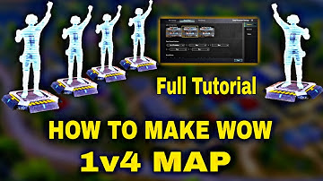How To Make 1v4 WOW Dynamic Map | No Room Card Map | Wow 1v4 Without Room Card Map | PUBG Bgmj