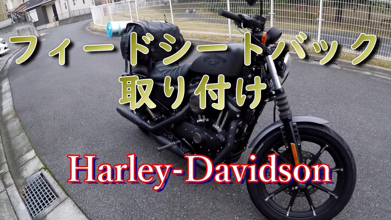 Harley-Davidson】ハーレーにフィールドシートバックを取り付けてみた