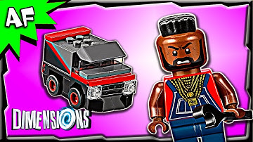 Lego Dimensions A Team: B.A. Baracus Fun Pack 71251 Stop Motion Build Review