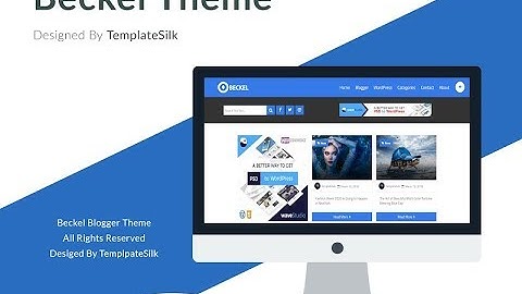 Beckel Responsive Blogger Theme