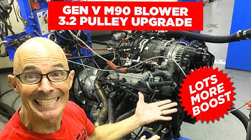 HOW TO ADD MORE BOOST! GEN-V M90 BLOWER UPGRADE ON THE 3800  L67 V6! MORE BOOST, TIMING & AIR TEMPS!