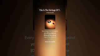 This Is The Heritage Of The Servants Of The Lord