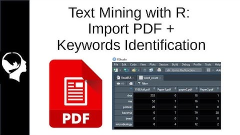 Text Mining with R - Part 1 | Importing PDF and Text Detection