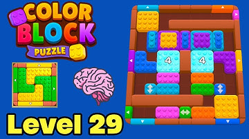 Color block puzzle 3d jam level 29 walkthrough 