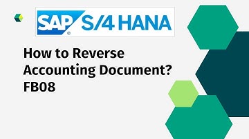 FB08: Reverse Accounting Document