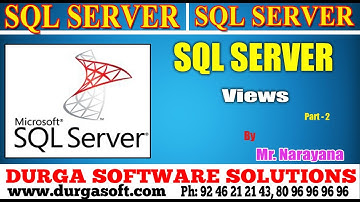 Sql Server tutorial || onlinetraining|| Views Part - 2 by Narayana