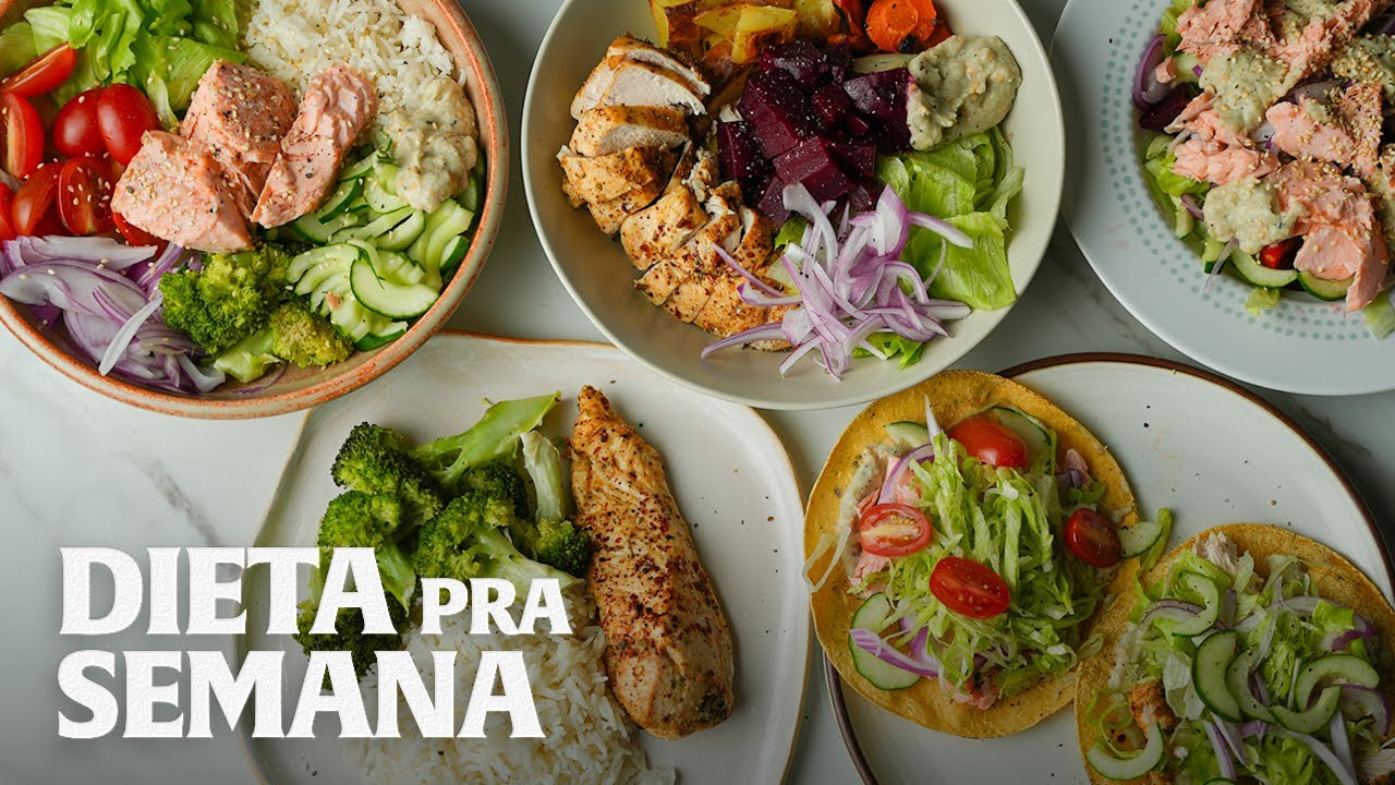 DIETA COMPLETA PARA A SEMANA GASTANDO POUCO!