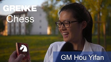 Hou Yifan after her draw against Matthias Blübaum in round 5 of the GRENKE Chess Classic 2017