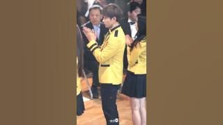 160204 SEVENTEEN’s DK & GFRIEND’s Eunha focus at SOPA Graduation