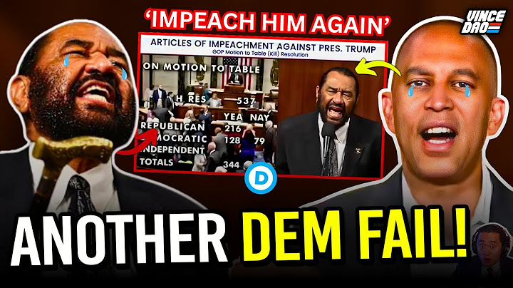 Los demócratas están estupefactos ante el fracaso del nuevo intento de impeachment contra Trump.