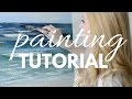 PAINTING TUTORIAL with Acrylic for Beginners | Katie Jobling Art