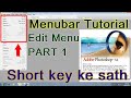 Adobe photoshop 70 edit menu in hindiright with premlearn photoshop in hindi