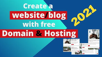 Create a website/blog with free Domain and Web Hosting (simple & easy)