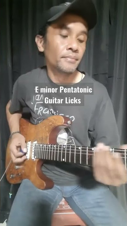 E minor Pentatonic Guitar Licks