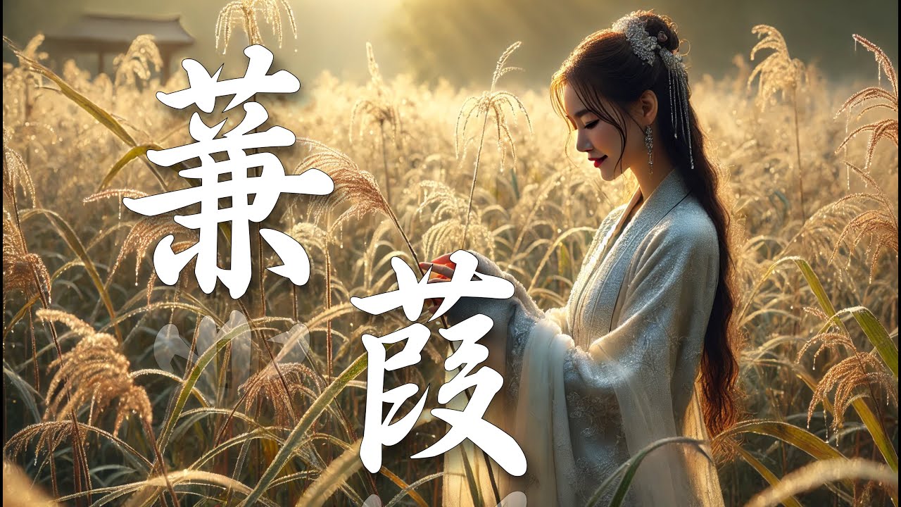 《诗经 蒹葭》听磁性女声娓娓道来 蒹葭苍苍 白露为霜 所谓伊人 在水一方 - YouTube