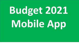 Union Budget 2021-22 Mobile App Launched by Govt I CA Satbir Singh screenshot 3