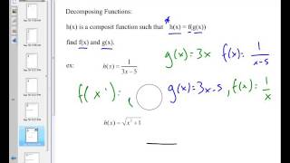 Honors Pre Calc  1 4 C Decomposition