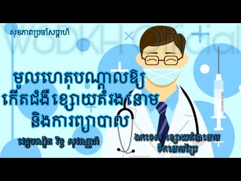 សុខភាពប្រចាំសប្តាហ៍«មូលហេតុបណ្ដាលឱ្យកើតជំងឺខ្សោយតំរងនោមរុំារ៉ៃ និងការព្យាបាល»វេជ្ជ រិទ្ធ សុវណ្ណារ៉ា