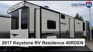 2018 Keystone RV Residence 40RDEN | Park Model Travel Trailer