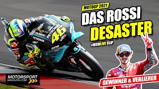 Valentino Rossi desaströs: Die tragische Figur der MotoGP 2021