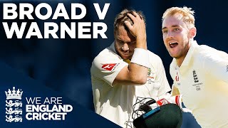 Every Broad Wicket v Warner! | The Ashes 2019 Highlights | England Cricket