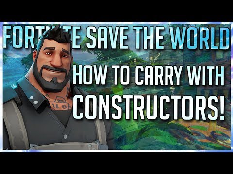 FORTNITE STW: END GAME CONSTRUCTORS GUIDE | BEST CARRY CLASS FOR DEFENSIVE MODES!