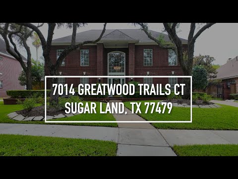 7014 Greatwood Trails Ct, Sugar Land, TX home video tour