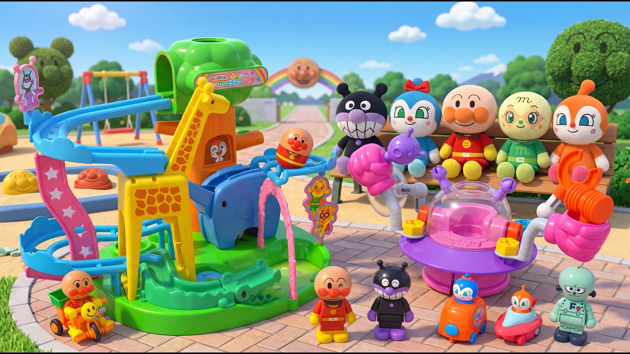 91 Minutes Satisfying with Unboxing Anpanman and Baikinman