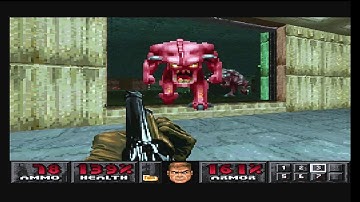 Doom (PS1) MAP 10: Containement Area (100%)