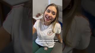 QUANDO FICAMOS SEM INTERNET AQUI EM CASA - LUIZA VINCO shorts  luizavinco