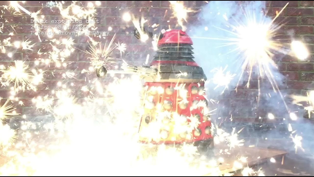 dalek explosion test - YouTube