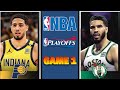 Game 1 Indiana Pacers at Boston Celtics NBA Live Play by Play Scoreboard / Interga