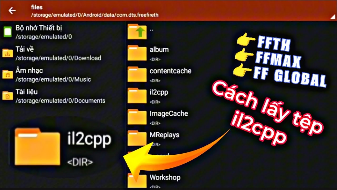 HOW TO GET ALL IL2CPP FILES FREE FIRE - CÁCH LẤY TỆP IL2CPP TRONG MỌI ...