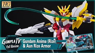 Clear Core Gundam! | CORE GUNDAM [RIZE] HGBD:R Anima Rize & Aun Rize Armor | Gunpla TV