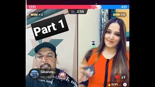 Nutter Is On Fire|| BaBy Sofia Gujratan Vs Nutter|| Part 1 || New Punishment Match