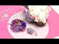 Making a lamp from crystals and a Stone- Quartz Crystal and resin flowers- Resin Crafts