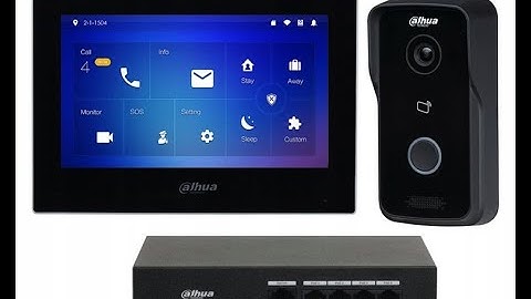 DAHUA DHI-KTP-03 - VIDEO DOOR PHONE- CONFIGURATIONS INTERCOM CONNECTION WITH ELECTRIC LOCK