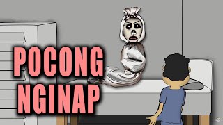 Pocong Nginap | Animasi Horor Kartun Lucu | Warganet Life
