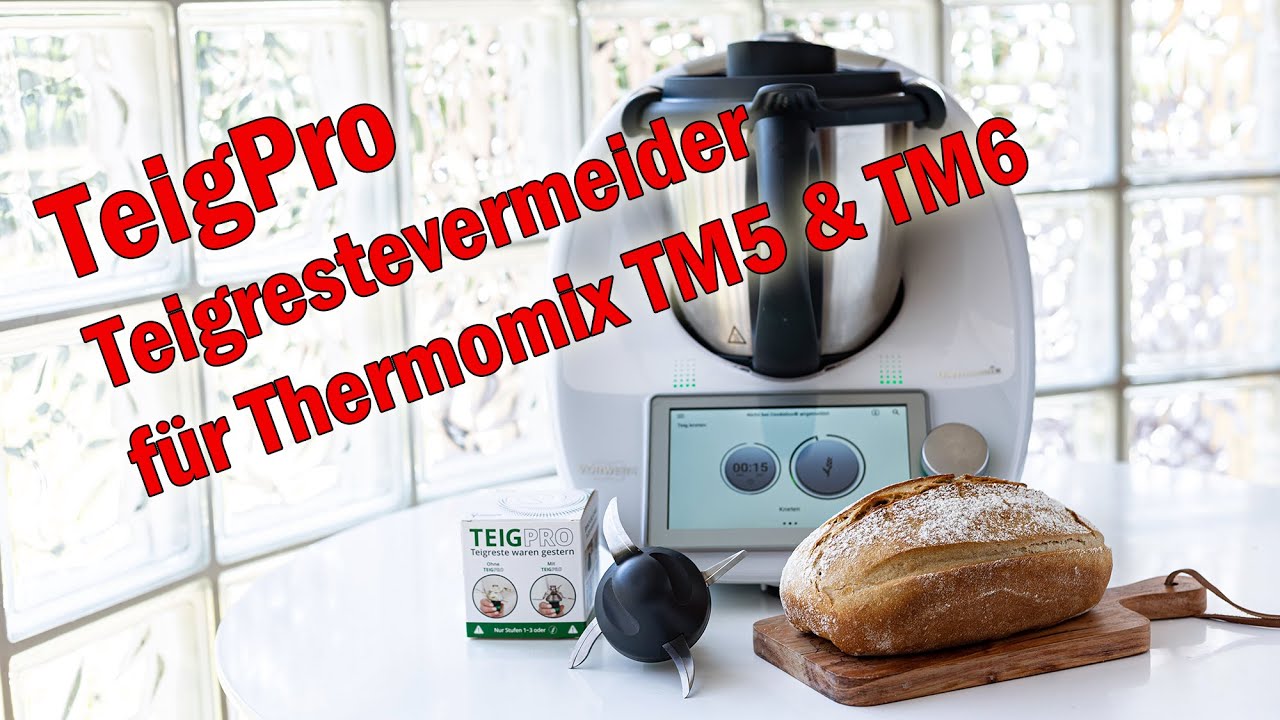 Teiglöser Für Thermomix TM6 & TM5 – Praktische Drehhilfe Zum Einfachen Teigentfernen