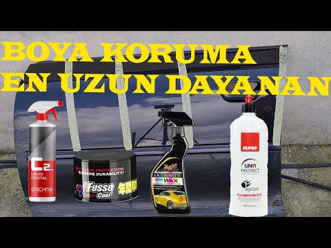 Boya Koruma Ürünlerini Denedik. (c2v3 , Soft 99, Meguiars Quick-Wax, Rupes Uno protect)