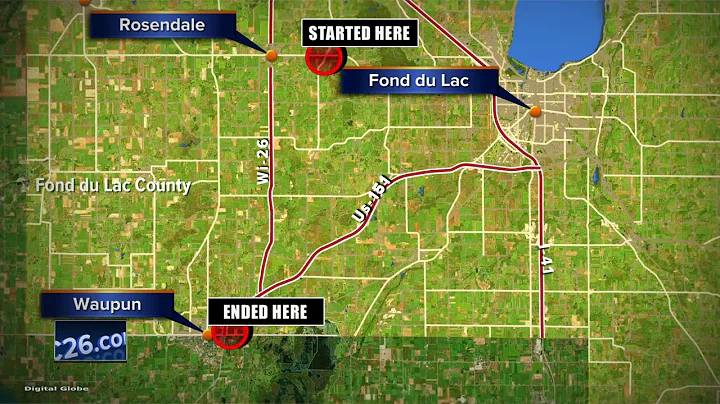 Fond du Lac County Deputies: Chase speeds reach 115 mph