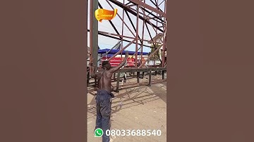 unipole billboard construction