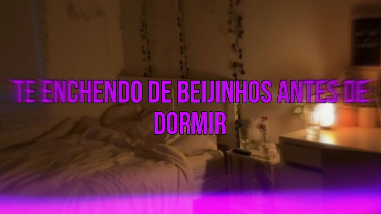ASMR - Te enchendo de beijinhos antes de dormir |  Flower Asmr