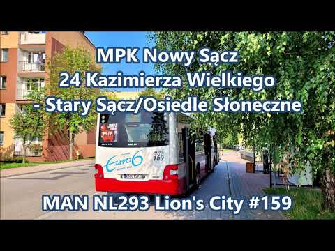 MPK Nowy Sącz - linia 24, MAN NL293 Lion's City #159