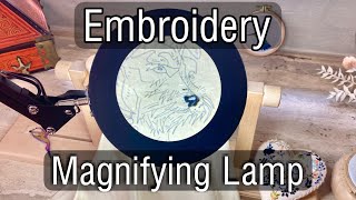 3way Adjustable LANCOSC Magnifying Lamp/ Embroidery Review/Installation screenshot 4