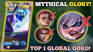 TOP 1 GLOBAL GORD, INTENSE MATCH (MYTHICAL GLORY) | GORD 100% BROKEN BUILD -MLBB🔥 #gordmlbb #gord