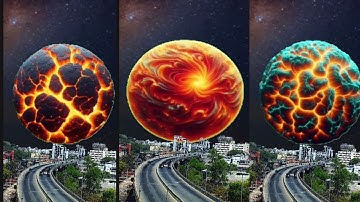 Planet falling On Earth, Amazing Space, Solar system,#planet #vfxhd #vfxearthmagic