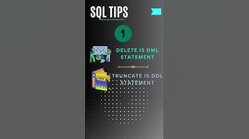 SQL Tips |  Delete Vs Truncate #sqltips #sql  #database #programming