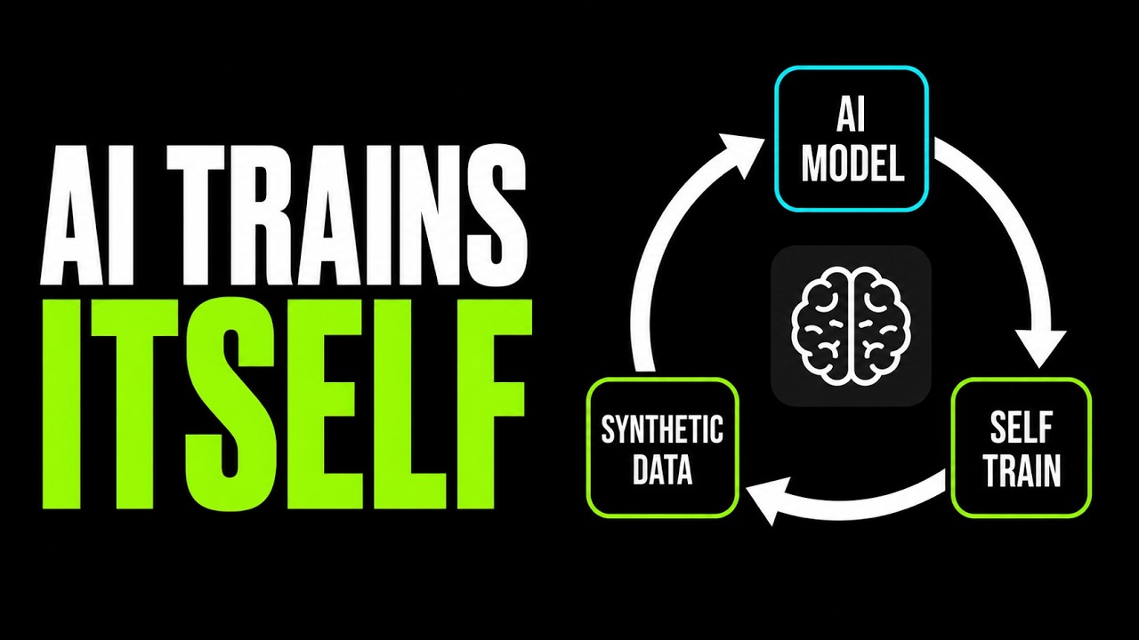 AI Trains Itself Now | Self Recursive improvement and Synthetic Data Generation explained